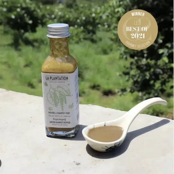 SAUCE POIVRE DE KAMPOT VERT - "LA PLANTATION"