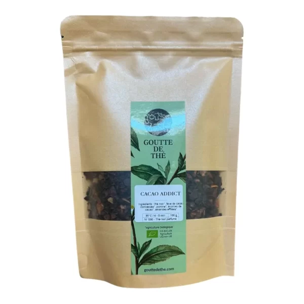 THE CACAO ADDICT - "GOUTTE DE THÉ"