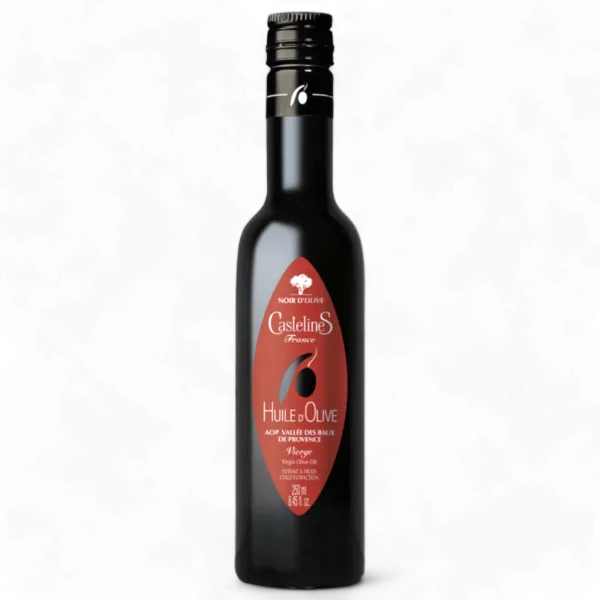 HUILE D'OLIVE NOIR D'OLIVE 25 CL - "CASTELAS"