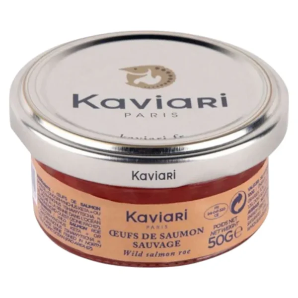 OEUFS DE SAUMON ARGENTÉ DU PACIFIQUE 50G - "KAVIARI"