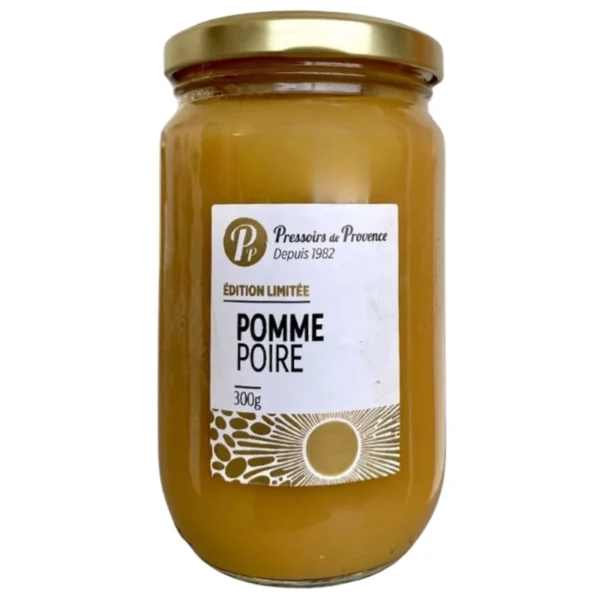 COMPOTES POMME POIRE 300G - "PRESSOIRS DE PROVENCE"