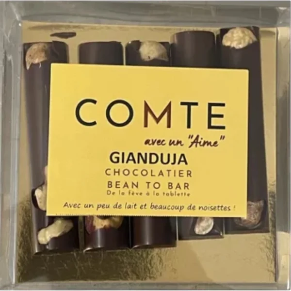 GIANDUJA AU LAIT ET AUX NOISETTE - "COMTE"