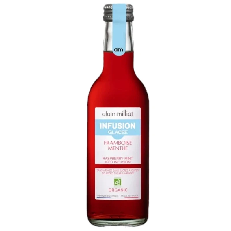 INFUSIONS GLACEES FRAMBOISE MENTHE 25 CL - "ALAIN MILLIAT"