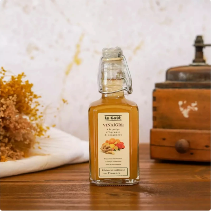 VINAIGRE A LA PULPE D'AGRUMES ET GINGEMBRE - "LE GOUT"