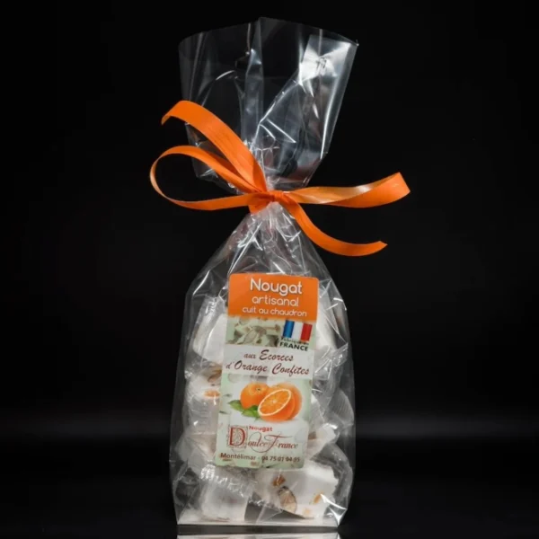 NOUGAT AUX ECORCE D'ORANGE CONFITES - DOULCE FRANCE