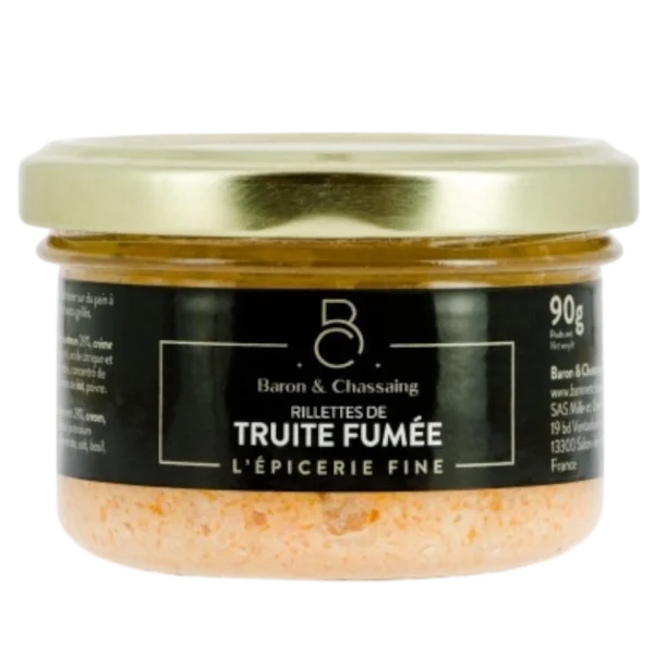 RILLETTE DE TRUITE FUMÉE - "BAROU et CHASSAING"