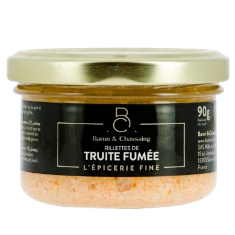RILLETTE DE TRUITE FUMÉE - "BAROU et CHASSAING"