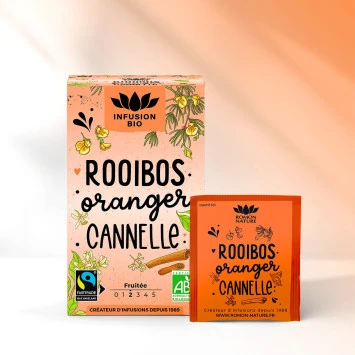 INFUSION BIO ROOIBOS ORANGER CANNELLE - "ROMON NATURE"