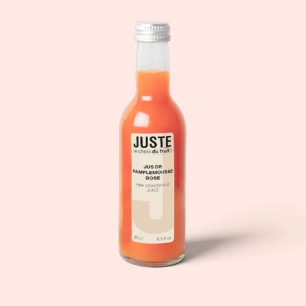 JUS DE PAMPLEMOUSSE ROSE 25CL - "JUSTE"